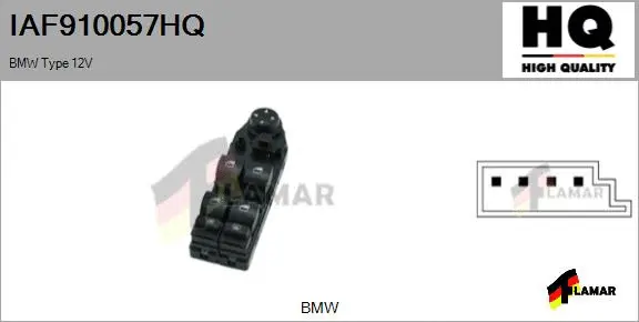 Switch, window regulator (IAF910057HQ)