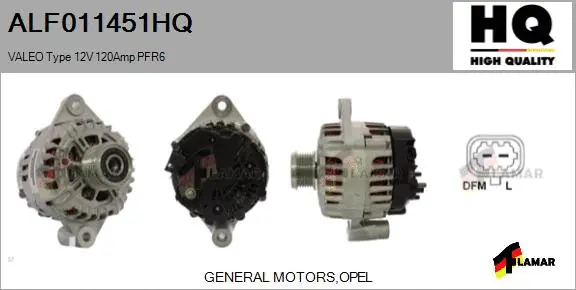 Alternator (ALF011451HQ)
