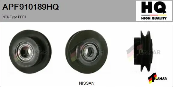 Belt Pulley, alternator (APF910189HQ)