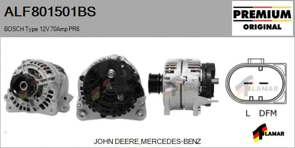 Alternator (ALF801501BS)