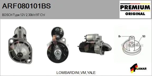 Starter (ARF080101BS)