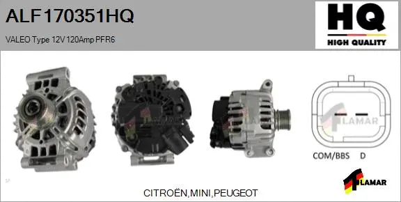 Alternator (ALF170351HQ)