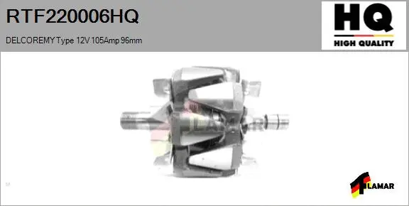 Rotor, alternator (RTF220006HQ)