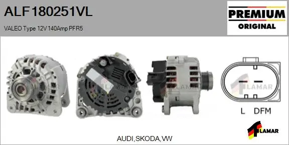 Alternator (ALF180251VL)