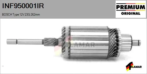Armature, starter (INF950001IR)