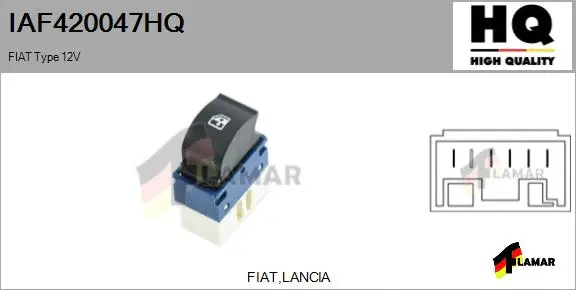 Switch, window regulator (IAF420047HQ)