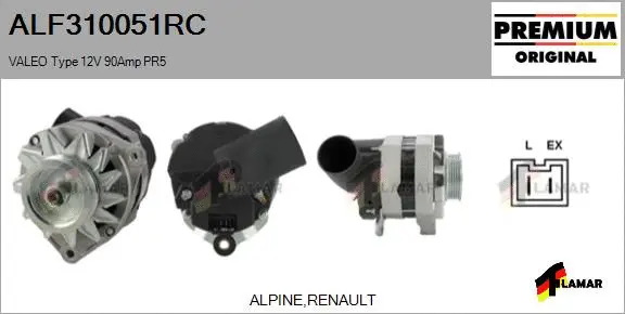 Alternator (ALF310051RC)