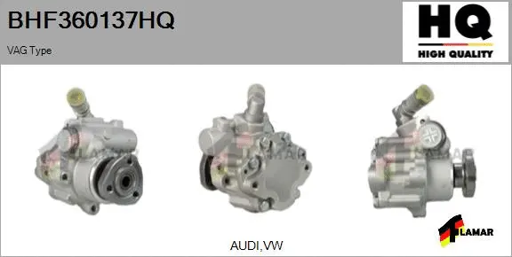 Hydraulic Pump, steering (BHF360137HQ)