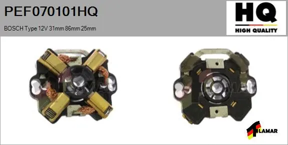 Holder, carbon brushes (PEF070101HQ)