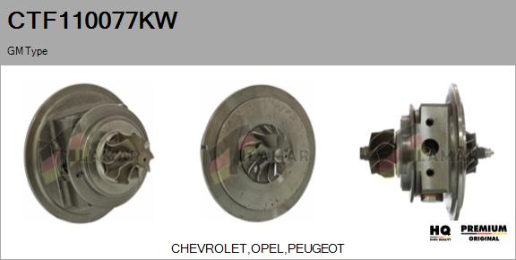 Core assembly, turbocharger (CTF110077KW)