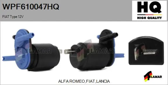 Washer Fluid Pump, window cleaning (WPF610047HQ)