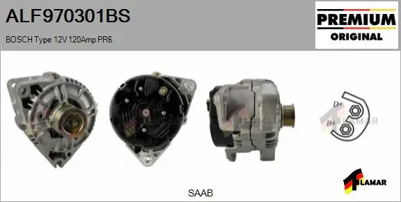 Alternator (ALF970301BS)