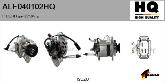 Alternator (ALF040102HQ)