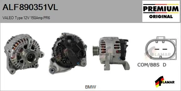 Alternator (ALF890351VL)