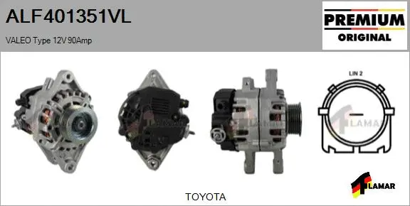 Alternator (ALF401351VL)