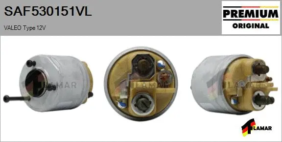 Solenoid Switch, starter (SAF530151VL)