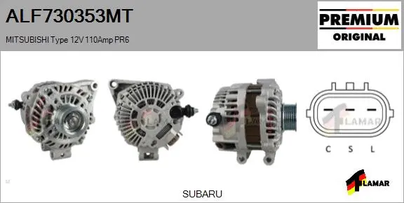 Alternator (ALF730353MT)