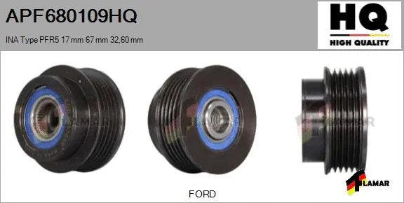 Belt Pulley, alternator (APF680109HQ)