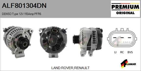 Alternator (ALF801304DN)