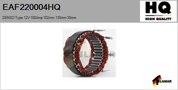 Stator, alternator (EAF220004HQ)