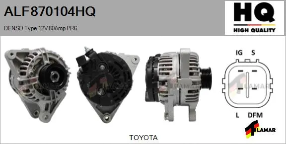 Alternator (ALF870104HQ)