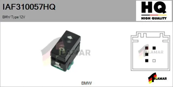 Switch, window regulator (IAF310057HQ)