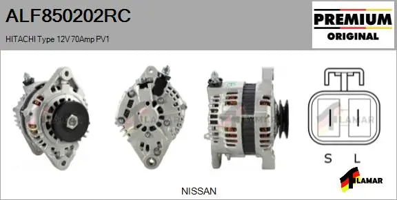 Alternator (ALF850202RC)