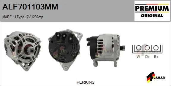 Alternator (ALF701103MM)