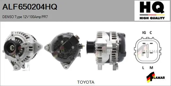 Alternator (ALF650204HQ)