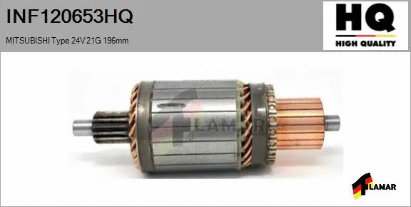 Armature, starter (INF120653HQ)
