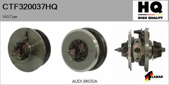 Core assembly, turbocharger (CTF320037HQ)