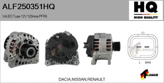 Alternator (ALF250351HQ)