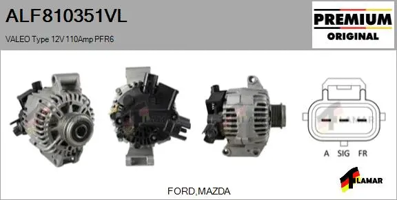 Alternator (ALF810351VL)