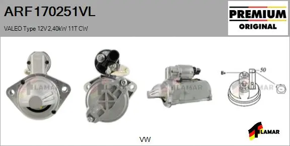 Starter (ARF170251VL)