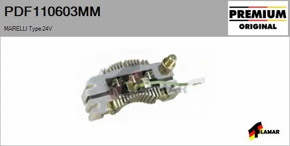 Rectifier, alternator (PDF110603MM)