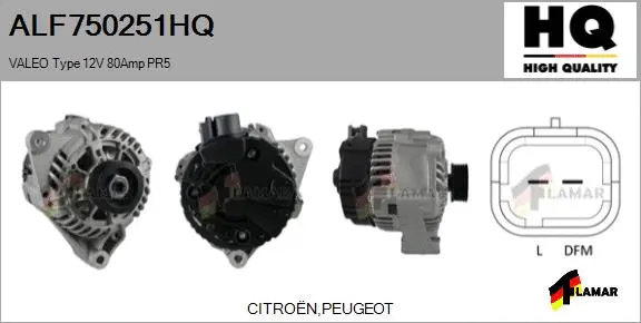 Alternator (ALF750251HQ)