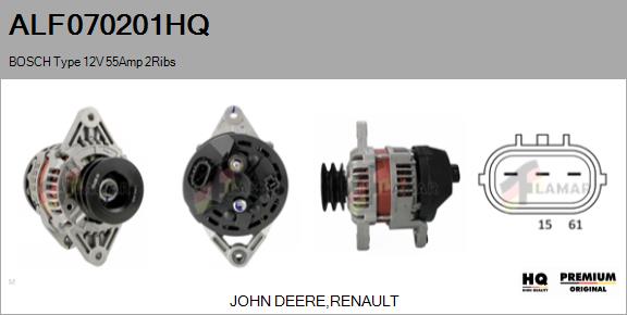 Alternator (ALF070201HQ)