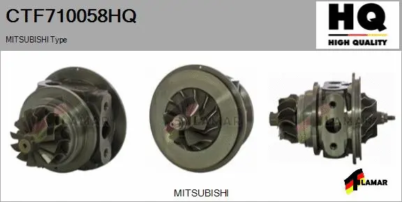 Core assembly, turbocharger (CTF710058HQ)