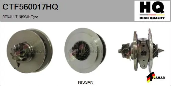 Core assembly, turbocharger (CTF560017HQ)