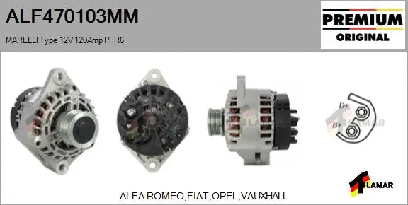 Alternator (ALF470103MM)