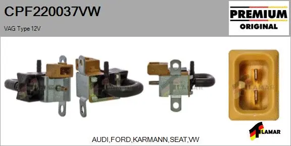 Pressure Converter, exhaust control (CPF220037VW)