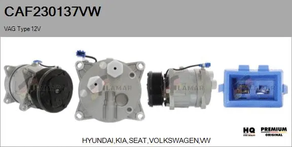 Compressor, air conditioning (CAF230137VW)