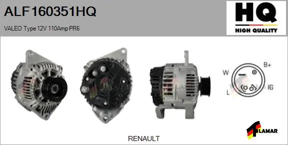 Alternator (ALF160351HQ)