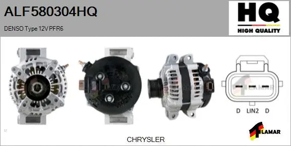 Alternator (ALF580304HQ)
