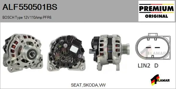 Alternator (ALF550501BS)