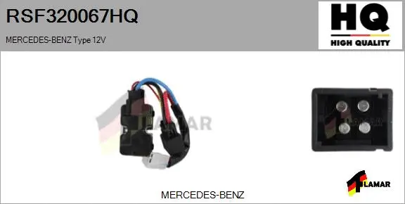 Resistor, interior blower (RSF320067HQ)