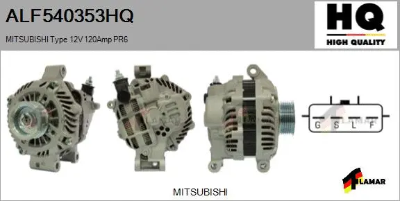 Alternator (ALF540353HQ)