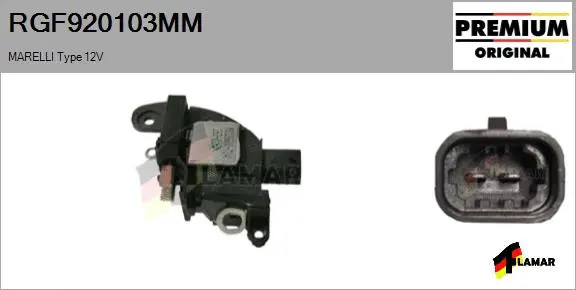 Alternator Regulator (RGF920103MM)
