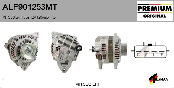 Alternator (ALF901253MT)