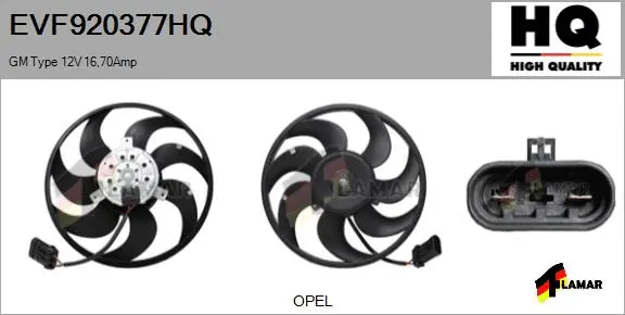 Fan, engine cooling (EVF920377HQ)